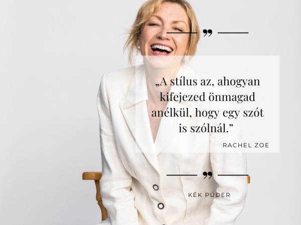 Stílusos nő fehér zakóban